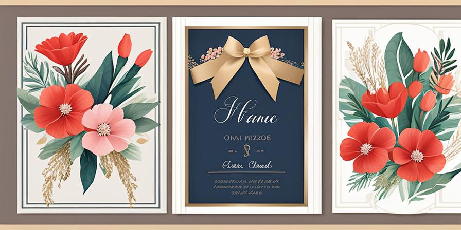 Arreglo floral con tarjetas de asientos personalizadas para bodas