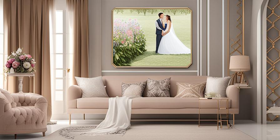 Cabina de fotos de boda con decoraciones hermosas y bajo costo