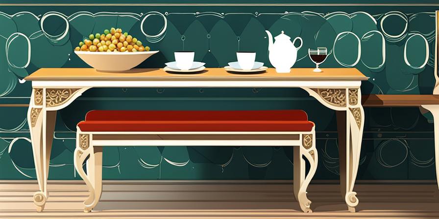 Mesa con platos y decoración temática deliciosa