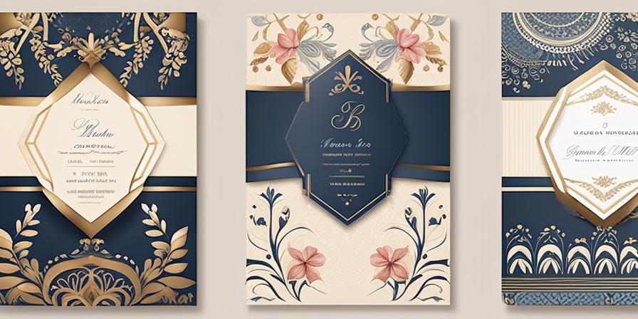 Invitación de boda elegante con detalles encantadores