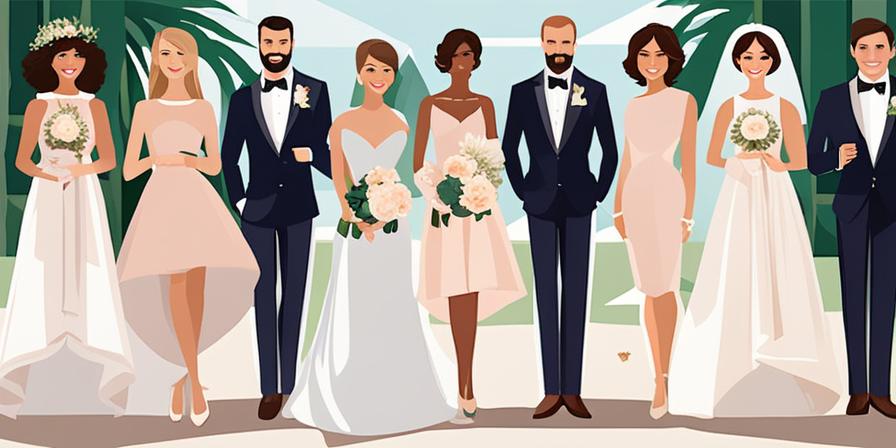 Lista de invitados de boda, celebrando con alegría y diversidad