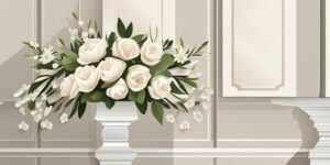 Mesa de boda decorada con elegantes detalles florales