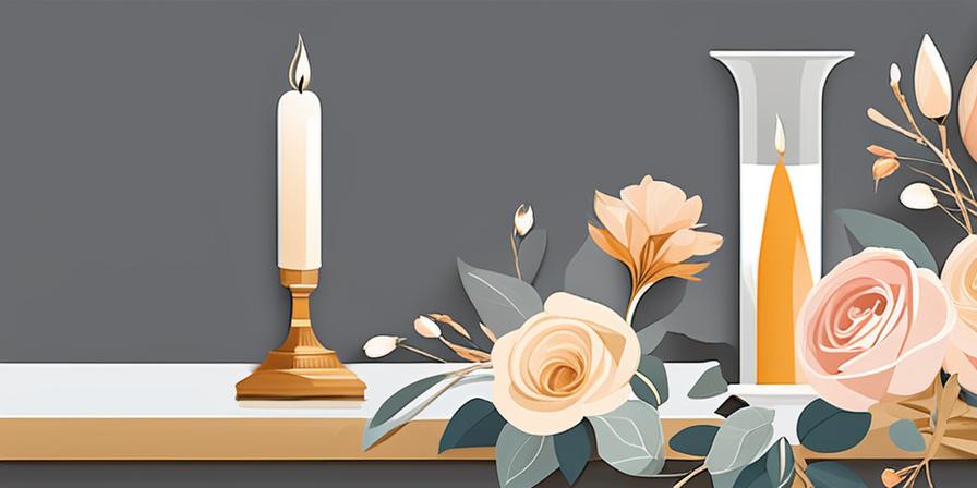 Mesa de bodas elegante con flores y velas