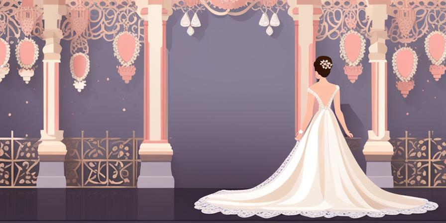 Pastel de bodas decorado con encaje