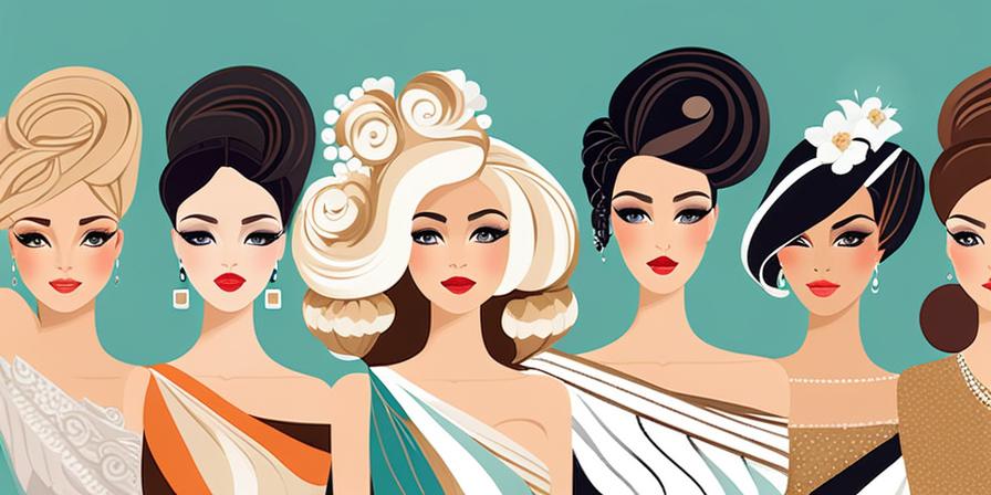 Mujeres con peinados elegantes y sofisticados