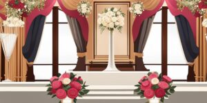 Recepción de boda con decoración memorable