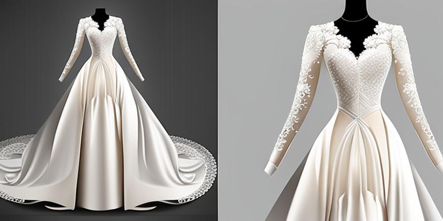 Vestido de novia blanco con escote ilusión, elegante y encantador