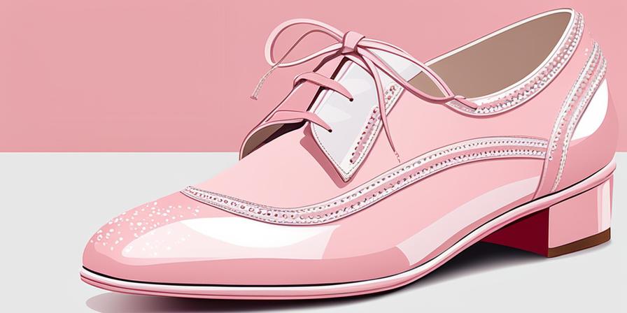 Zapatos de novia blancos elegantes sobre fondo rosa